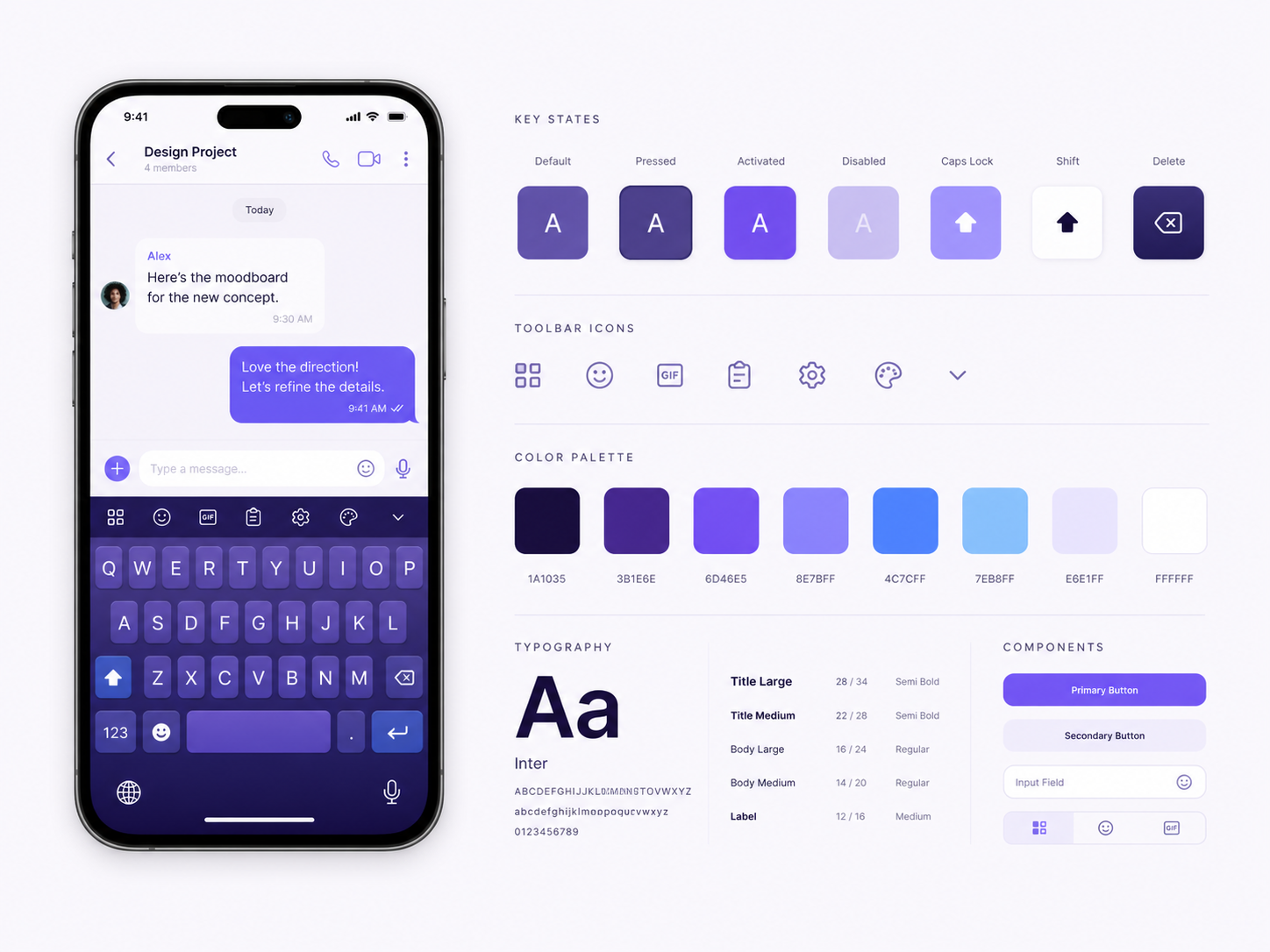 Design system and components